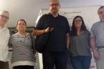 Cáritas Lleida se interesa por el proyecto de mensajería sostenible de Ecosol de Girona
