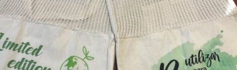 Iniciativa Social CDC de Murcia y Alcampo colaboran con la venta de una bolsa de algodón ecológico fabricada por la empresa de inserción bajo la marca Ehlaboras!