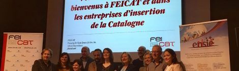 Ecosol de Cáritas Girona ha disertado sobre el futuro de la inserción laboral en las Jornadas organizadas por FEICAT y ENSIE