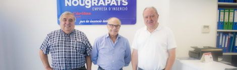 Troballes de Cáritas Lleida visita a Nougrapats de Cáritas Urgell