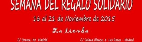 Semana del Regalo Solidario de Taller 99 de Cáritas Madrid